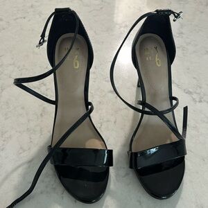 Barley worn black sexy heels